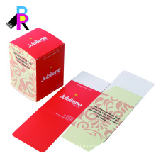 China supplier pretty art paper skin care box packaging